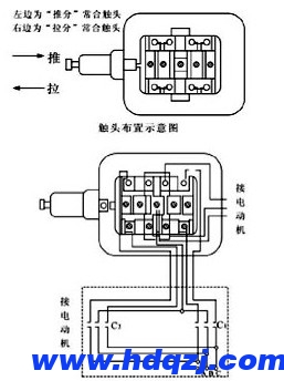 電動(dòng)葫蘆斷火限位器接線圖