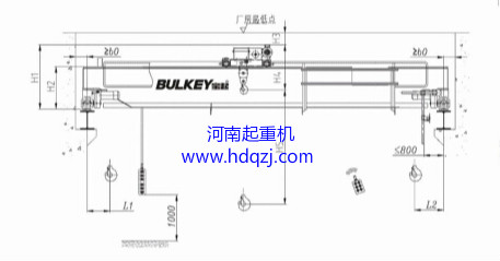 5噸歐式雙梁起重機圖紙